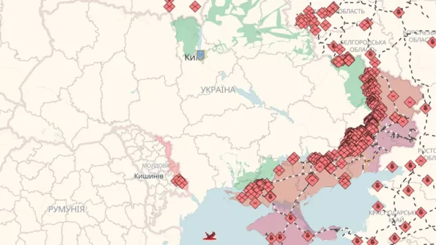 Онлайн-карта бойових дій в Україні: де точаться бої на 29.09.2026